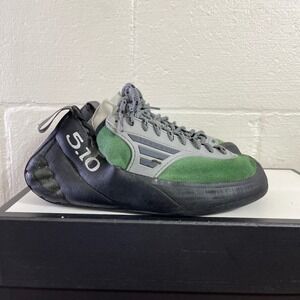 Five Ten Anasazi Mesa Climbing Shoes Green Gray Lace Up Men's Size 10 US/9 UK